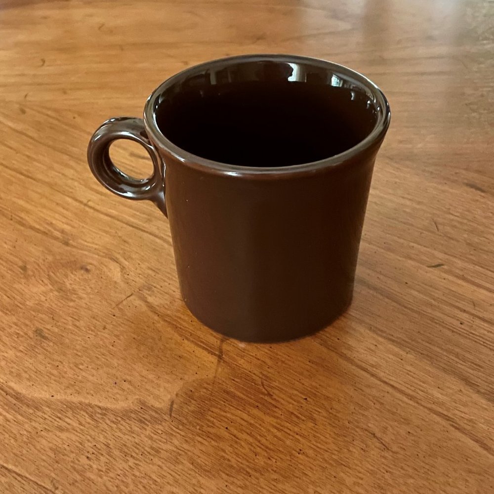 Fiesta by HOMER LAUGHLIN Retired Chocolate Brown Coffee Mug